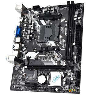 5代 机电脑主板AM4协议M.2硬盘支持支持锐龙3 劲鲨全新B550M K台式