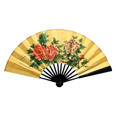 京剧说古风竹扇百花亭10寸折扇戏曲贵妃醉酒扇子绢布牡丹戏文梅花
