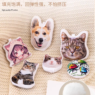 XIXI口钥匙扣定制周边毛绒宠物异形公仔照片人偶玩偶小人捏捏挂件