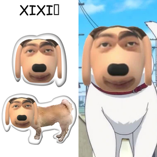XIXI口 diy定制抱枕搞怪炫狗表情包英雄联盟主播玩偶礼物送朋友