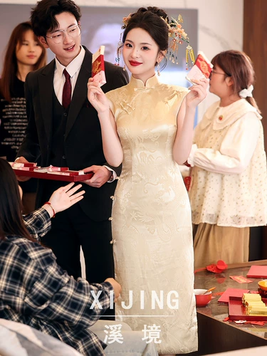 Ретро ципао для школьников, вечернее платье