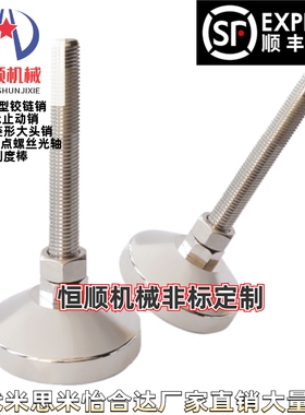 SFMR-50-M10/12×50/100-C/D爱安特固定型金属支脚--标准型（底部