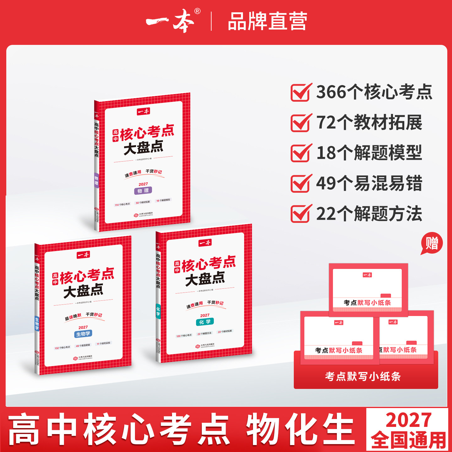 一本核心考点大盘点高中物化生图片