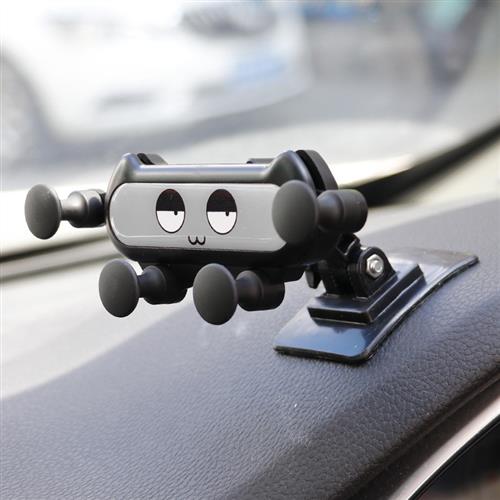 无磁性不贴片车载手机重力支架汽车用车内万能通用型支撑导航支驾