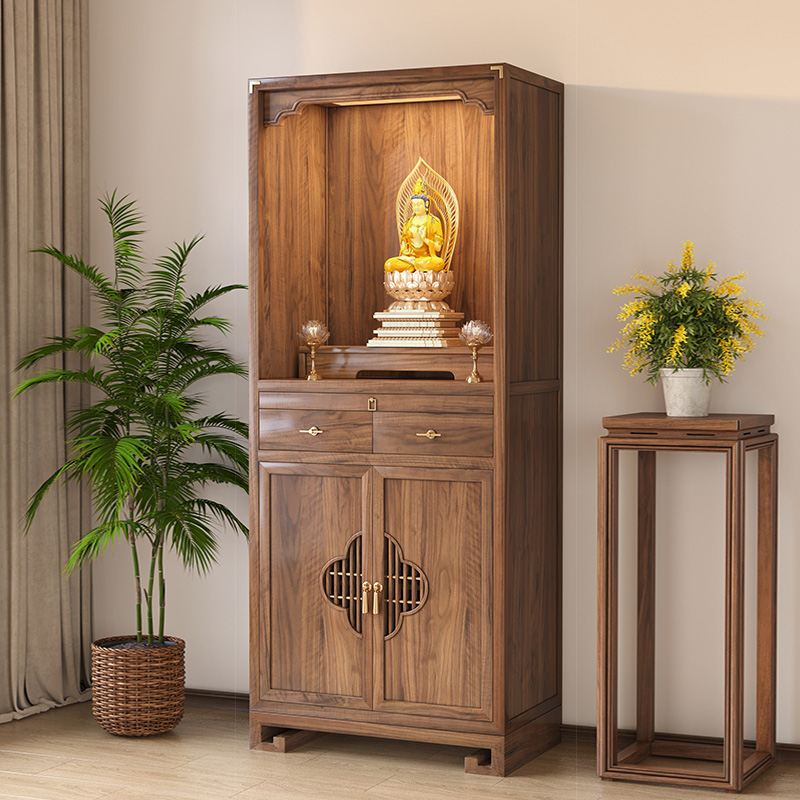 工厂直发可定制实木佛龛