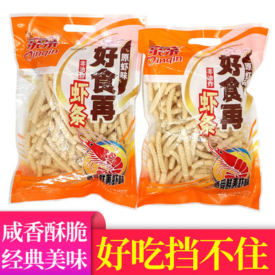 亲亲虾条非油炸用真虾鲜香美味