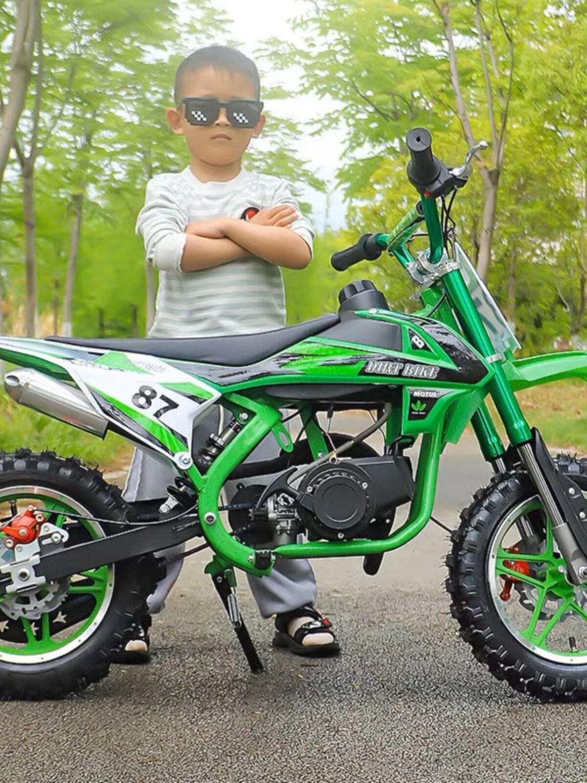 49cc Uşaq Motokross Motosikleti - Kiçik Benzinli Off-Road