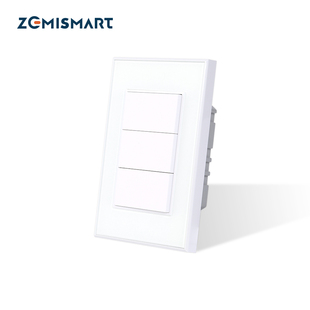 zemismart智能开关涂鸦智能台湾120型开关控制面板zigbee零火