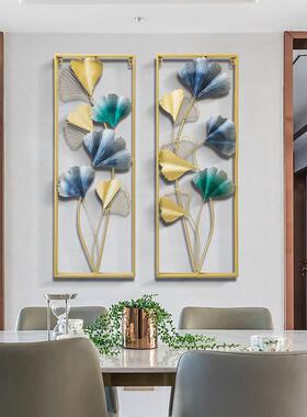 新中式家居软装墙面挂件铁艺装饰玄关壁挂饰品客厅沙发背景墙挂饰