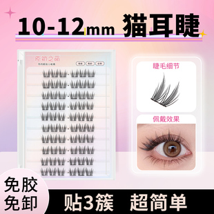 原初之萌〖流苏猫耳〗2025新款免胶假睫毛贴女自然仿真女团小恶魔