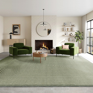 客厅地毯轻奢高级感卧室极简地垫北欧ins风沙发茶几毯房间床边毯