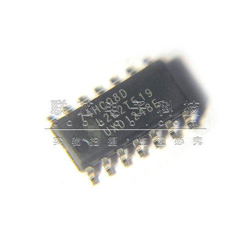 全新原装 74HC08D 贴片 SOP-14 四路2输入与门 贴片逻辑芯片 IC
