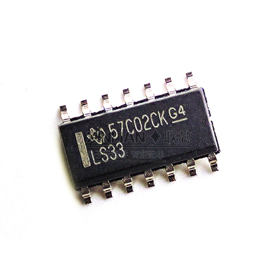 原装进口 SN74LS33DR SOIC-14 丝印LS33 逻辑门 3.9mm 贴片ic芯片