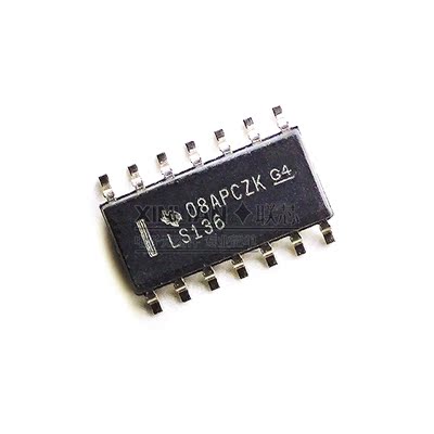 全新原装  SN74LS136DR SOIC-14 逻辑门芯片 四路 2输入异或门 ic