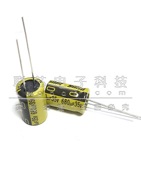 LKME1601V681MF 电容器(680uF ±20% 35V) 直插铝电解电容 100kHz