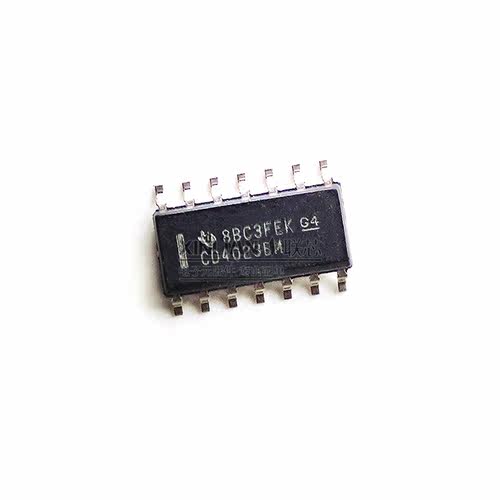 原装进口 CD4023BM96 SOIC-14 三路3输入与非门 逻辑门芯片贴片ic