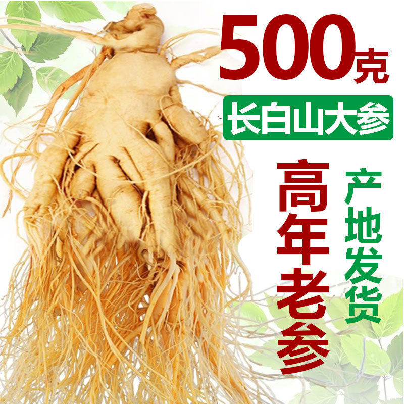 吉林长白山人参东北吉林滋补泡酒煲汤养生送礼保鲜人参批发