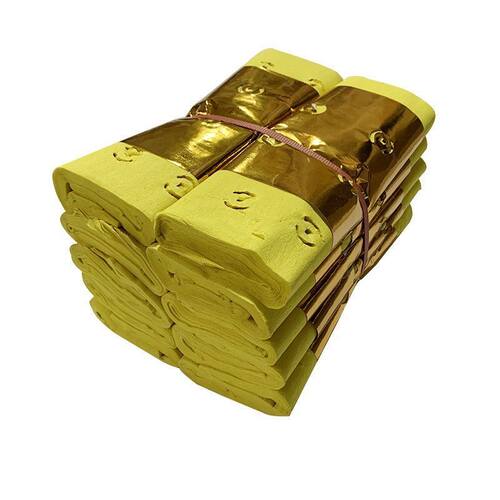 清明打眼上坟黄色金条烧纸半成品纸钱元宝烧纸纸打眼打孔铜钱黄纸