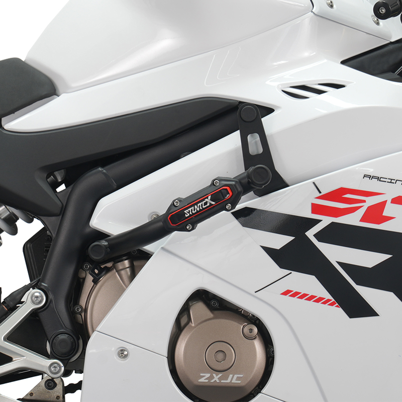 STUNTCX护杠适配张雪500RR机车保险杆防摔架改装配件司当克斯