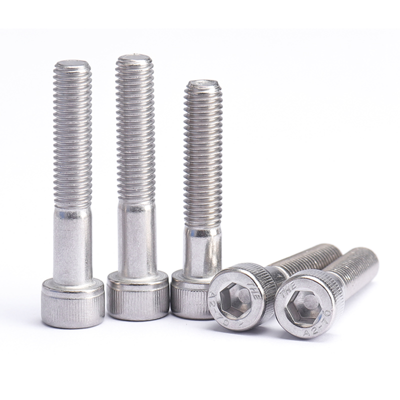 圆柱头内六角螺丝304不锈钢半牙