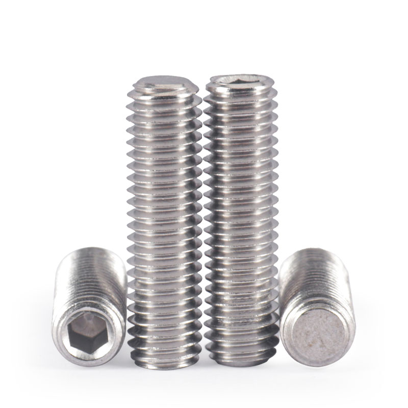 316不锈钢紧定螺钉平端内六角