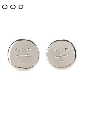 310MOOD 时尚简约个性百搭310ICON耳环小众设计圆形耳饰女