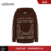Matte Revolution设计师品牌LOOKNOW冬美拉德小兔费尔岛毛衣