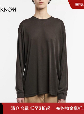 STUDIO NICHOLSON设计师品牌LOOKNOW2025年春季新款棕色针织长袖