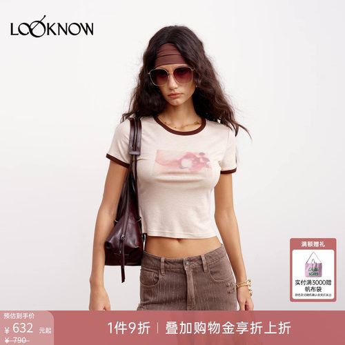 if by land X LOOKNOW2026春季新品摄影印花RingerT恤