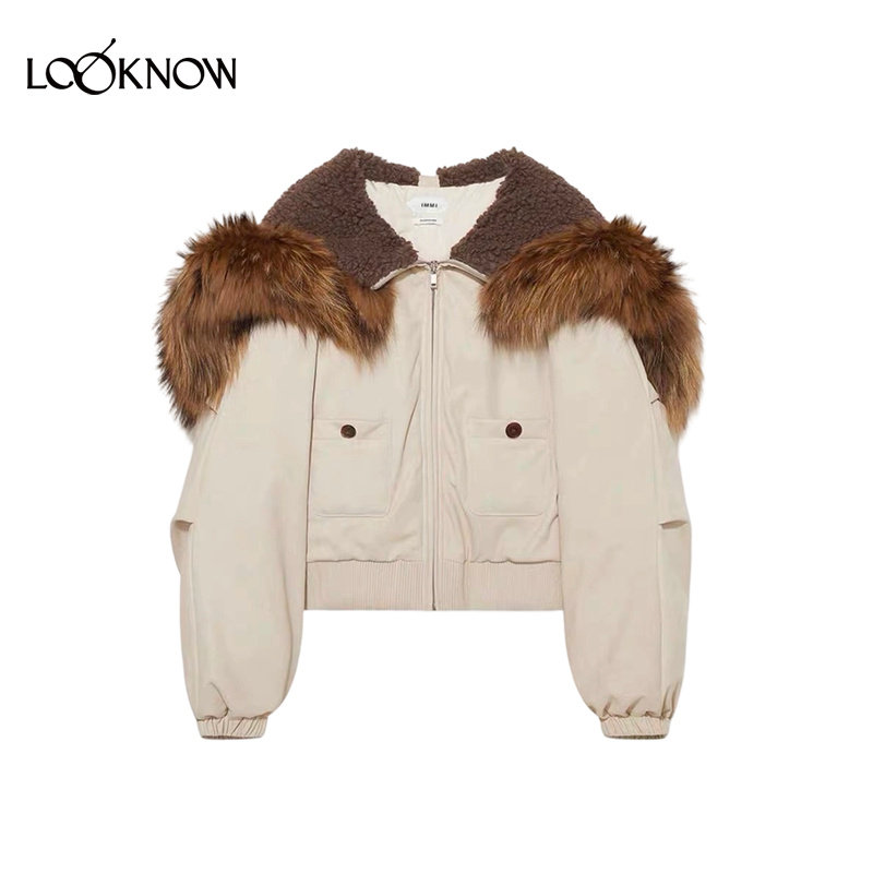 immi X LOOKNOW设计师品牌25秋冬新品布面毛领