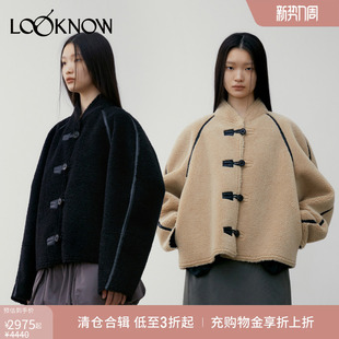 LOW CLASSIC设计师品牌LOOKNOW冬季 皮毛一体短外套女 新款