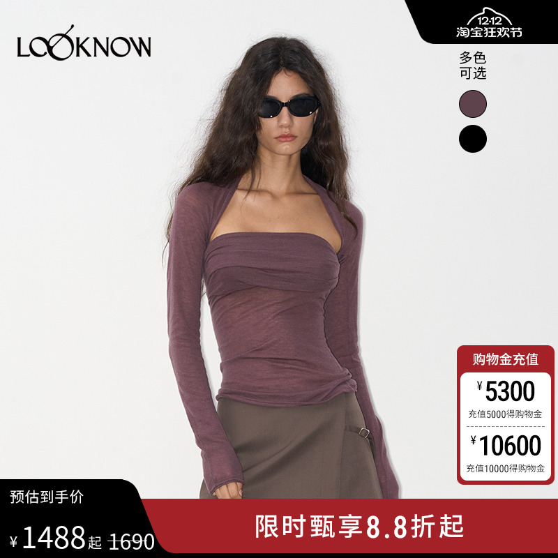 IFBYLAND绵羊毛两件套长袖上衣