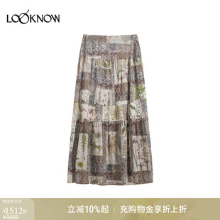 LOOKNOW26春夏新品 草木半裙 dust ice