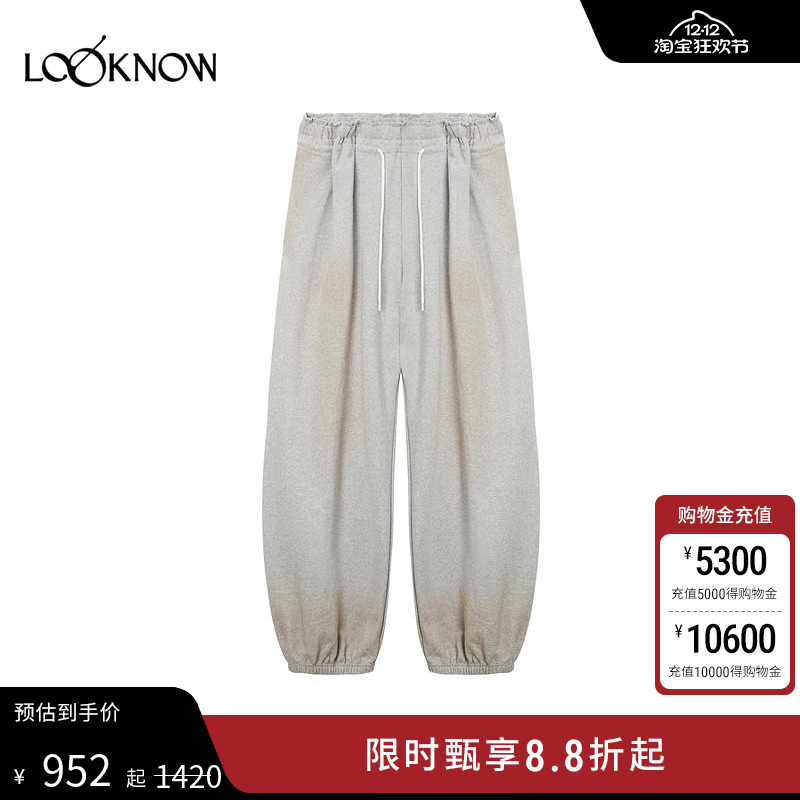 LCDC X LOOKNOW设计师品牌2025年秋季新款休闲长裤