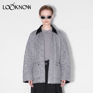 IMMI设计师品牌LOOKNOW秋冬23肌理感绗棉猎装 夹克