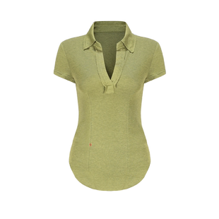 madeinnormal设计师品牌LOOKNOW春夏24新款绿色薄透短袖衬衫