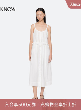 sea new york x LOOKNOW设计师品牌2026年春夏新品花边吊带连衣裙