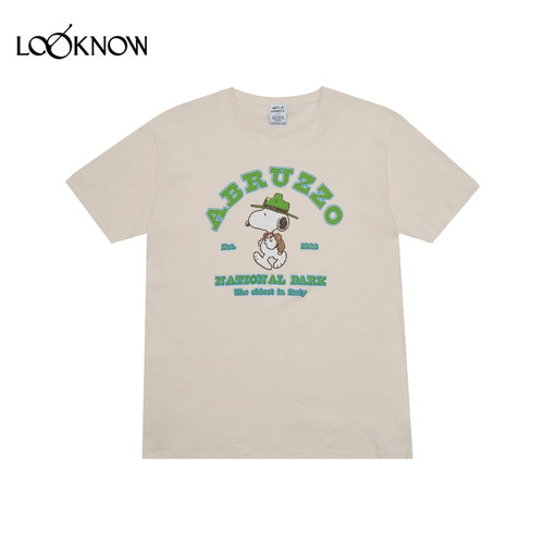 wild donkey x LOOKNOW设计师品牌2026年春夏新品史努比T恤