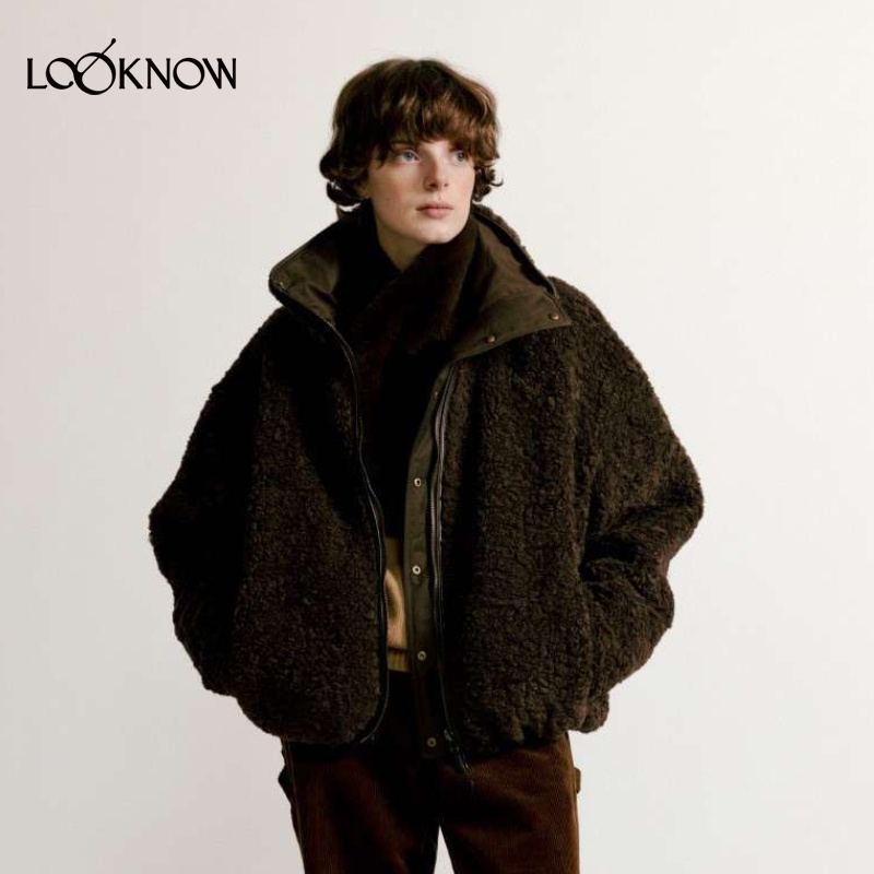 NOTHING WRITTEN X LOOKNOW2025年秋季新款纽扣外套女