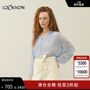 天蓝色衬衫 新款 MISHA设计师品牌LOOKNOW2025年春季 LOUISE