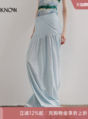 PONDER.ER x LOOKNOW2026春夏新品“BRAID” 旋转褶饰半裙