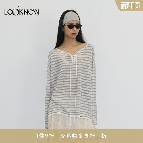 madeinormal x LOOKNOW2026春夏新品灰白条纹衫