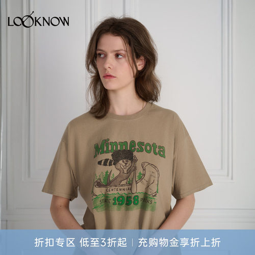 wild donkey x LOOKNOW设计师品牌2026年春夏新品BBQ贝蒂T恤