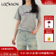 YCH设计师品牌LOOKNOW春夏24新款黑色灰色LE FREAK印花T恤