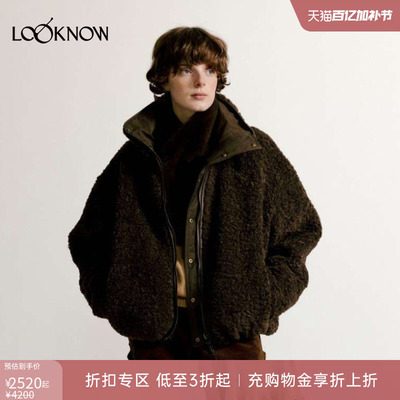 NOTHING WRITTEN X LOOKNOW新款纽扣外套女
