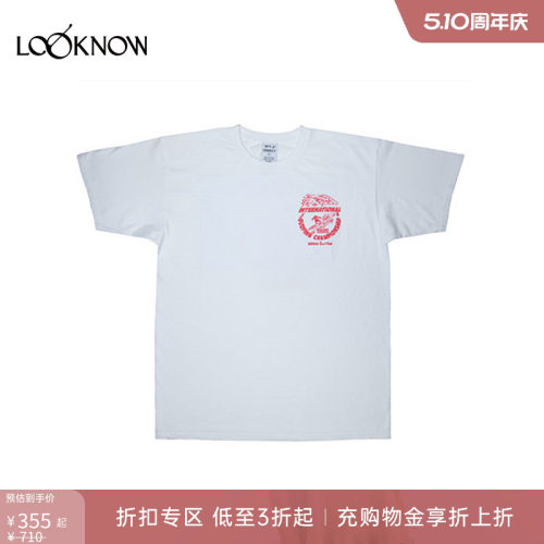 WILD DONKEY设计师品牌LOOKNOW春季新款冲浪T恤