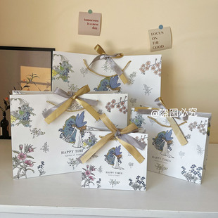 伴手礼手提袋礼品袋子小号大号礼物袋子高级感礼袋包装袋礼盒袋子