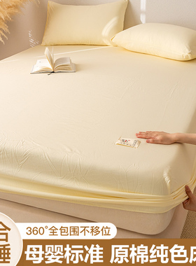 原棉床笠单件床罩2024新款全包床单席梦思床垫保护罩非纯棉全棉套