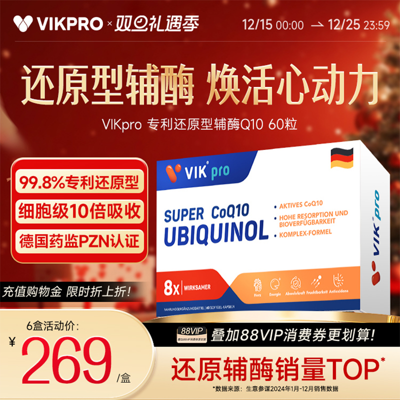 德国VIKpro专利还原型辅酶q10