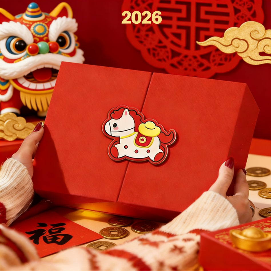 2026新年红色礼盒空盒子生日礼物盒马年送礼品盒本命年包装盒过年,节庆用品/礼品,糖盒/糖盒配件,淘宝优惠券,粉丝福利购,淘宝优惠卷